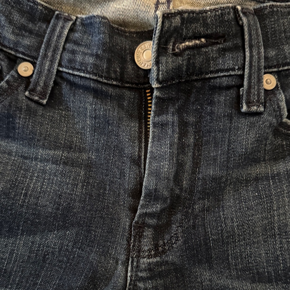 7 For All Mankind Dark Blue Straight leg Jeans - Picture 7 of 7